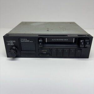 Vintage Toyota Car Cassette Player 08600-00837 AM FM Fujitsu Ten Pickup Radio